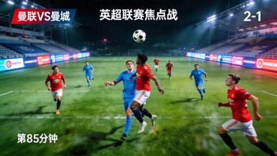 英超联赛焦点战直播画面